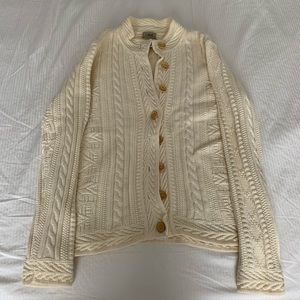 L.L.Bean White Knitted Sweater